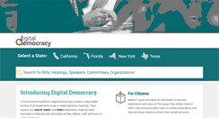 Desktop Screenshot of digitaldemocracy.org